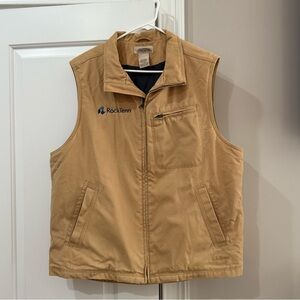 L.L. Bean Vintage Katahdin Iron Works Embroidered Vest Size L